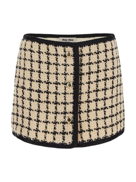 miu miu wool skirt|mini miu skirts.